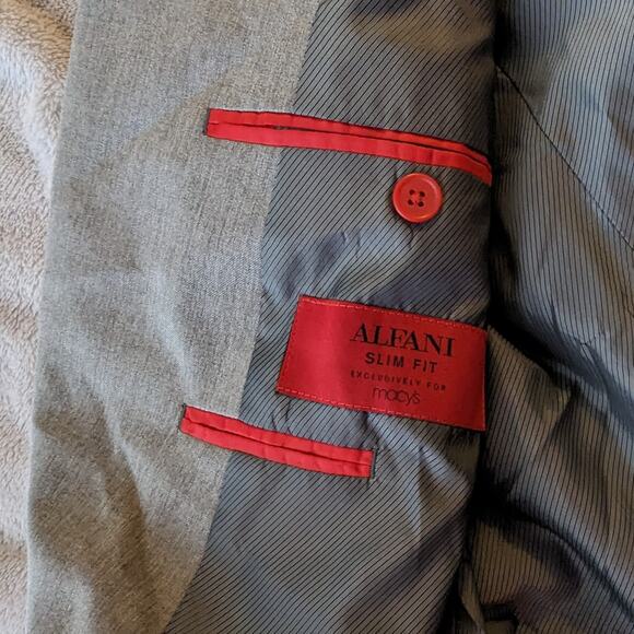 Alfani Men's Slim Fit Blazer Large Stretch Performance Sport - Picture 5 of 5